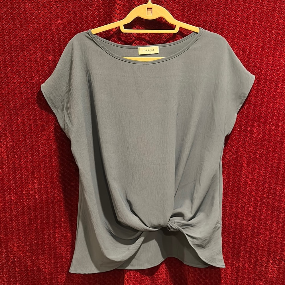 Twist front blouse